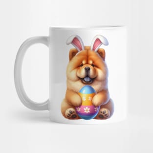 Easter Chow Chow Dog Mug